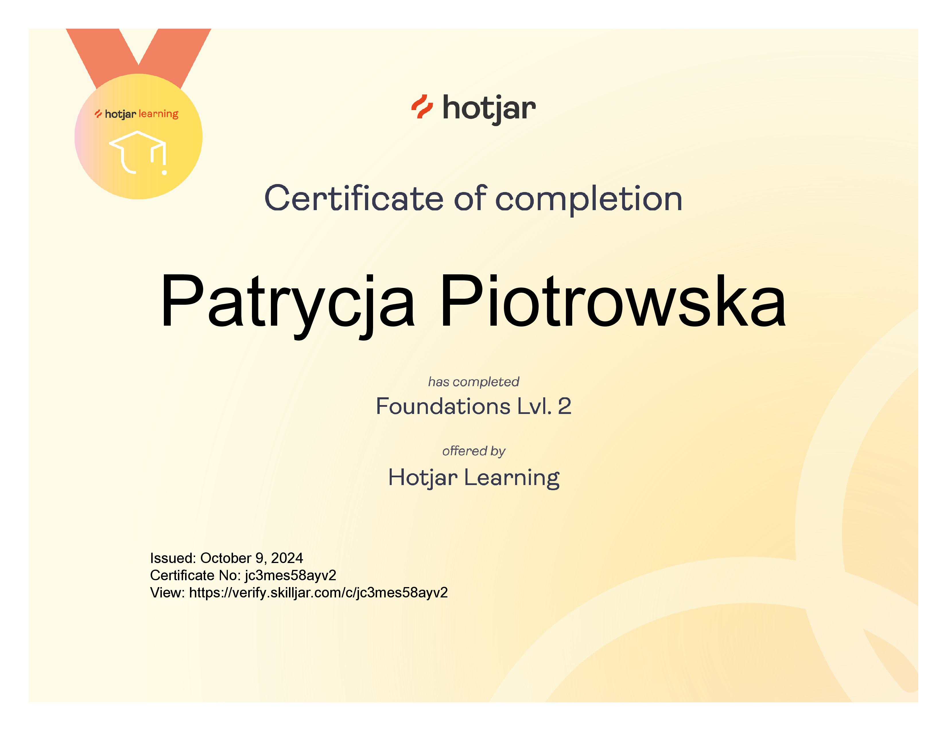 Hotjar Foundations Lvl. 2